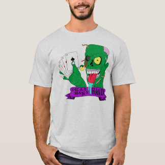 Camiseta A mão do homem inoperante