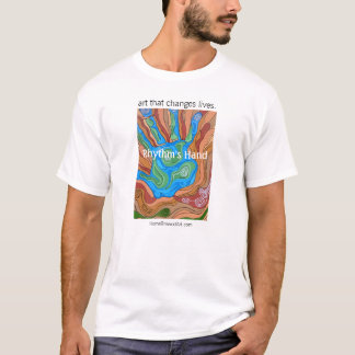 Camiseta A mão do ritmo - personalizada - personalizada