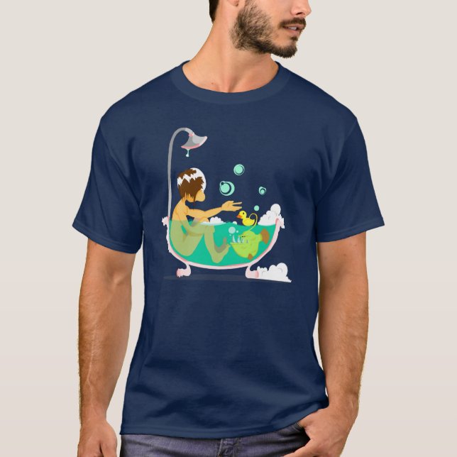Camiseta A máquina do amor toma um banho (Frente)