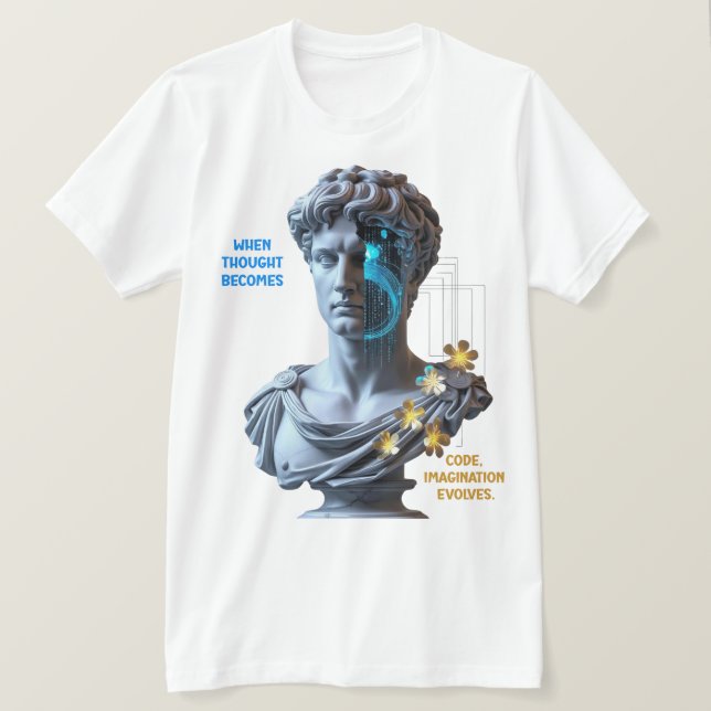 Camiseta “A Máquina Sonha”  (Frente do Design)