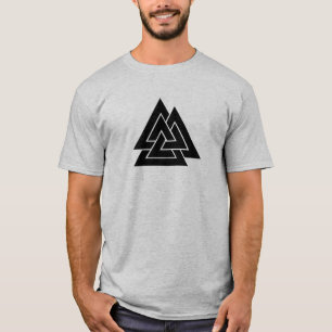 Camiseta A marca de Odin, o Valknut