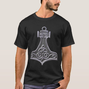 Camiseta A Martelo-prata do Thor