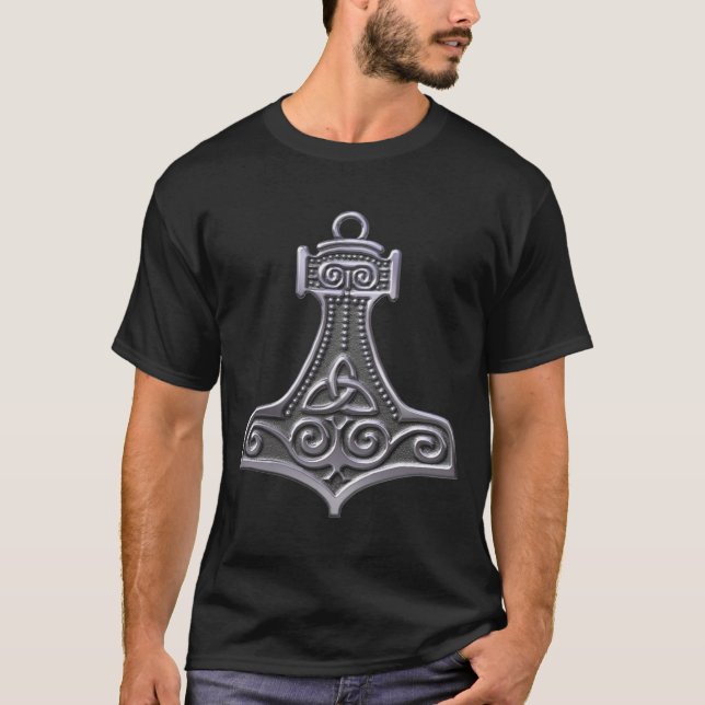 Camiseta A Martelo-prata do Thor (Frente)