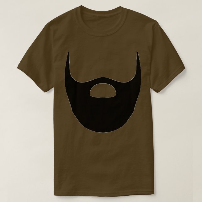 Camiseta A máscara da barba (Frente do Design)