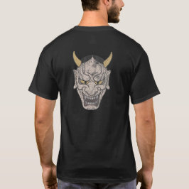 Camiseta A máscara de Hannya japonesa - Estilo Vestido