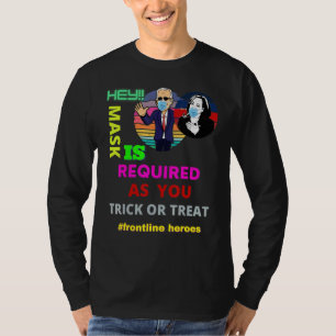 Camiseta A Máscara De Heróis Da Frontline É Necessária À Me