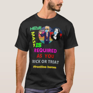 Camiseta A Máscara De Heróis Da Frontline É Necessária À Me
