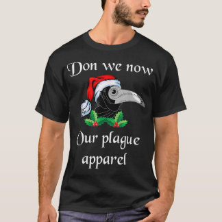 Camiseta A máscara do médico da praga de Natal não