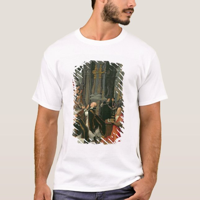 Camiseta A massa de St Gregory (óleo em canvas) (Frente)