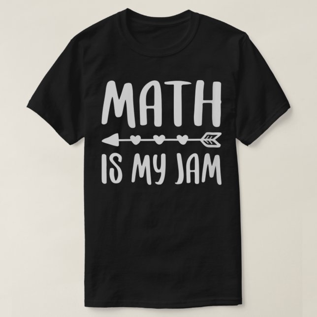 Camiseta A Matemática Das Mulheres É A Minha Equipe De Mate (Frente do Design)