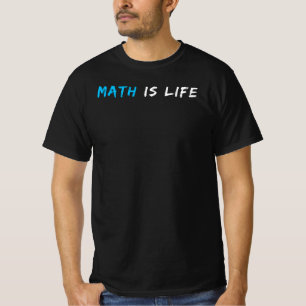 Camiseta A matemática é a vida   Engraçado Professor de Mat