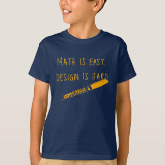 Camiseta A matemática é fácil, caçoa