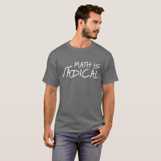 Camiseta A matemática é humor engraçado radical da álgebra