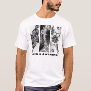 Camiseta A matemática é ò design impressionante do Fract