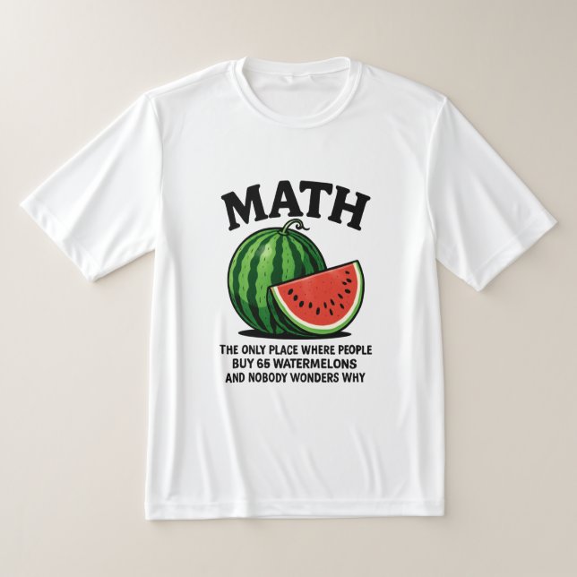 Camiseta A matemática é o único lugar onde as pessoas compr (Postura )