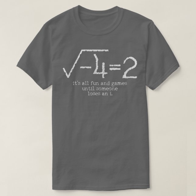 Camiseta A Matemática É Toda Divertida E Jogos Até Que Algu (Frente do Design)
