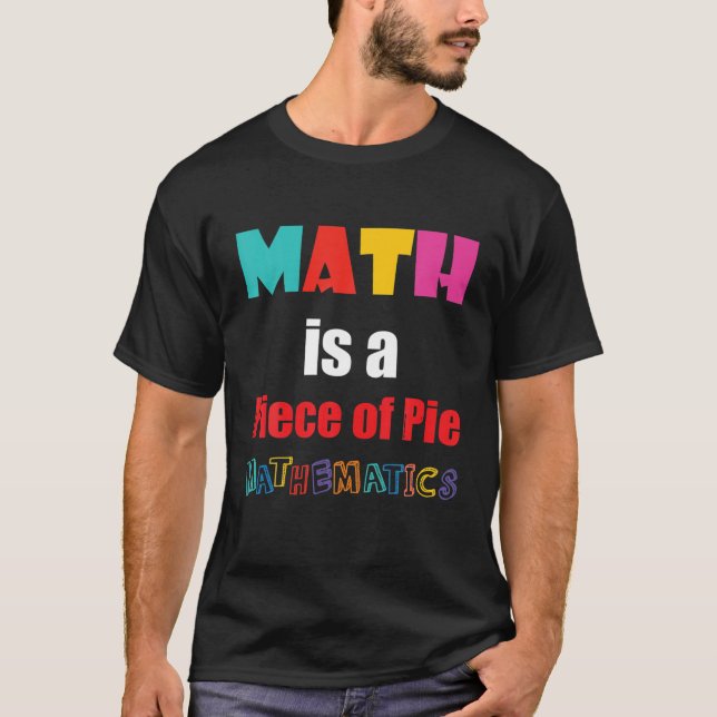 Camiseta A Matemática É Um Pedaço De Matemática Da Pie Feli (Frente)