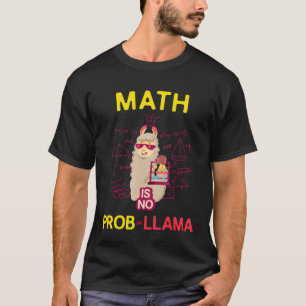 Camiseta A Matemática Não é Problema Lhama Amantes de Lha