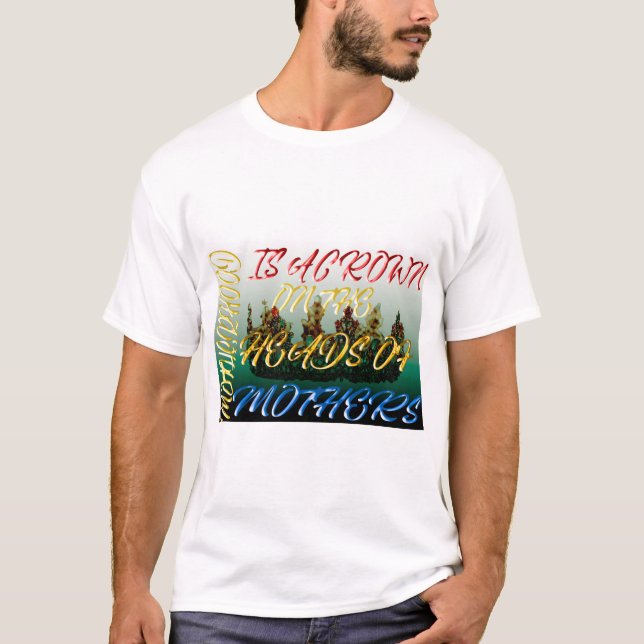 Camiseta A maternidade é uma coroa (Frente)