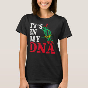 Camiseta A Mauritânia Está No Meu Dna, Bandeira Mauritana,