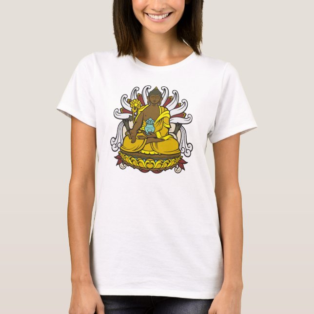 Camiseta A medicina Buddha (Frente)
