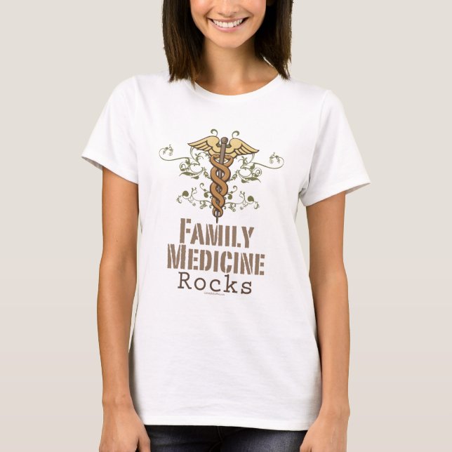 Camiseta A medicina de família balança o t-shirt (Frente)