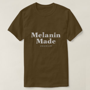 Camiseta A melanina fez o t-shirt