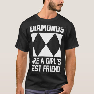 Camiseta A melhor amiga da moça do Diamante da Neve vence o