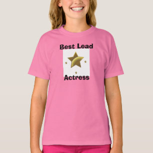 Camiseta A melhor atriz da ligação