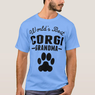 Camiseta A melhor avó Corgi do mundo