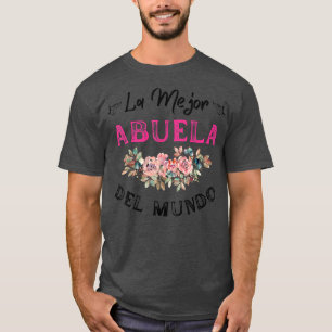 Camiseta A Melhor Avó Do Dia de as mães Do Mundo Oferece T-