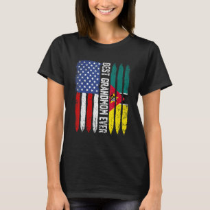 Camiseta A Melhor Avó Nos Vez Dia de as mães De Bandeira Em