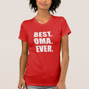 Camiseta A melhor avó sempre alemão de Oma