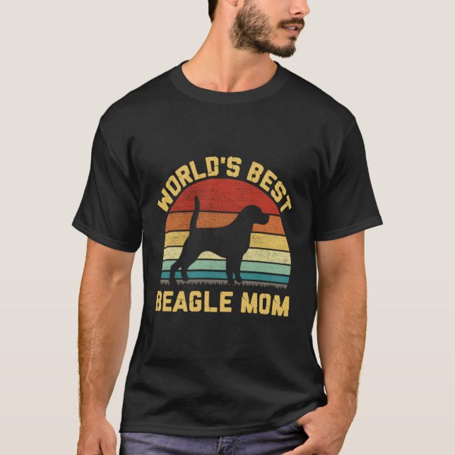 Camiseta A Melhor Beagle Mãe Do Mundo (Frente)