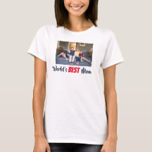 A melhor camisa-Na moda da mãe do mundo