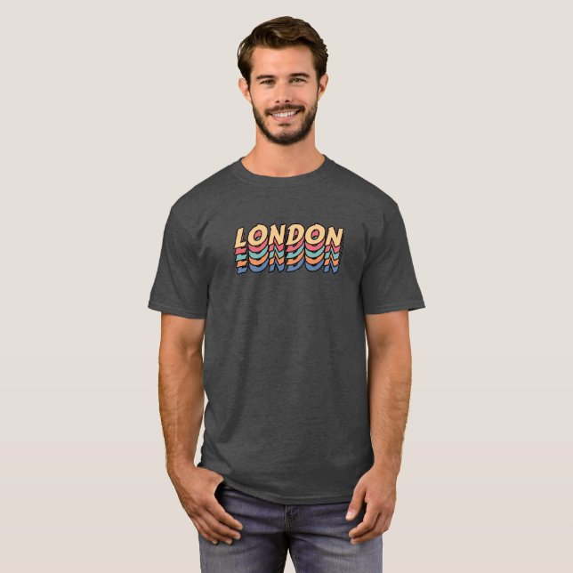 Camiseta A melhor cidade para visitar Londres - nome da cid (Frente Completa)