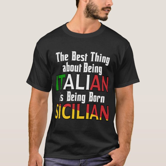 Camiseta A Melhor Coisa Sobre Ser Italiano (Frente)