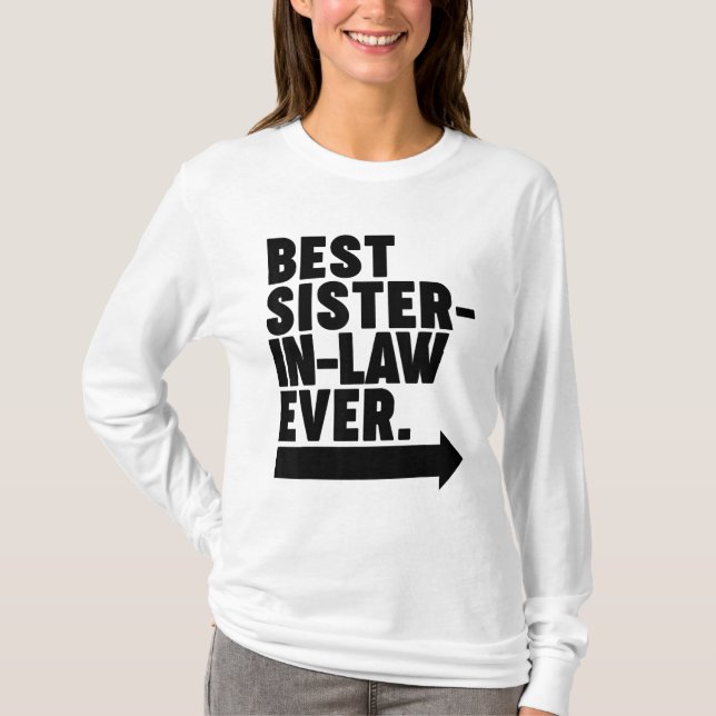 Camiseta A melhor cunhada de sempre (Frente)