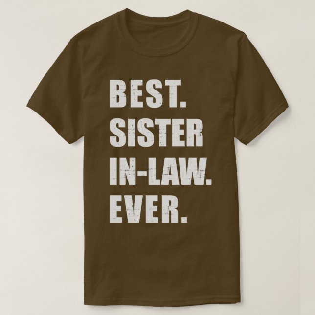 Camiseta A melhor cunhada de sempre (Frente do Design)