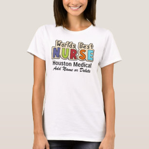 Camiseta A melhor enfermeira do mundo - venda - SRF