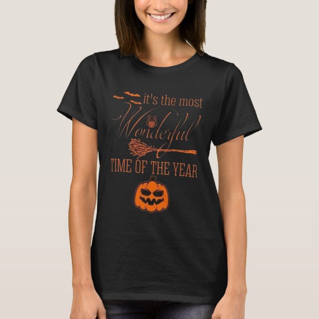 Camiseta A melhor época do ano do Halloween Engraçado (Frente)