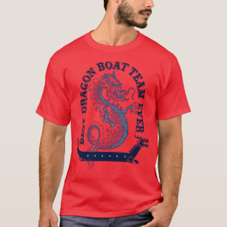 Camiseta A Melhor Equipe De Barcos Dragões De Vintage Parec