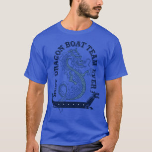 Camiseta A Melhor Equipe De Barcos Dragões De Vintage Parec
