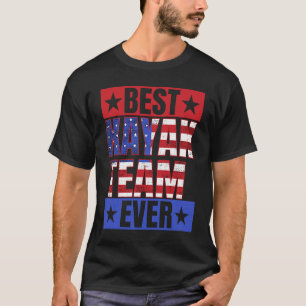 Camiseta A Melhor Equipe Kayak De Barco Kayaking Kayaker Gr
