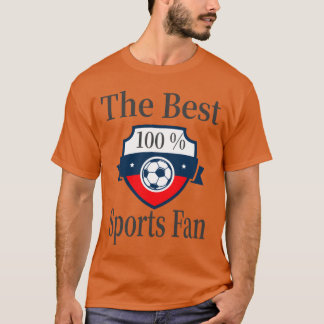 Camiseta A melhor família de fãs de esportes