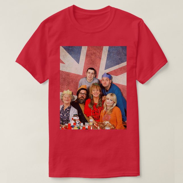 Camiseta A Melhor Família Royle da design de Comédia Britân (Frente do Design)