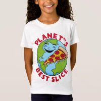 "A Melhor Fatia do Planeta: Terra com Pizza T-shir