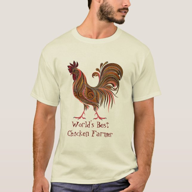 Camiseta A melhor Fazenda de galinha do mundo (Frente)