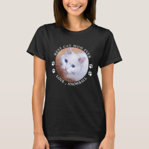Camiseta A Melhor Gata Mãe De Pata Imprime Foto Personaliz