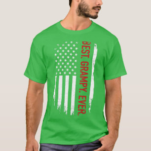 Camiseta A melhor grampo de sempre com a bandeira americana